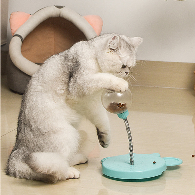 Tumbler Leaking Food Ball — Self-Playing Cat Puzzle Feeder