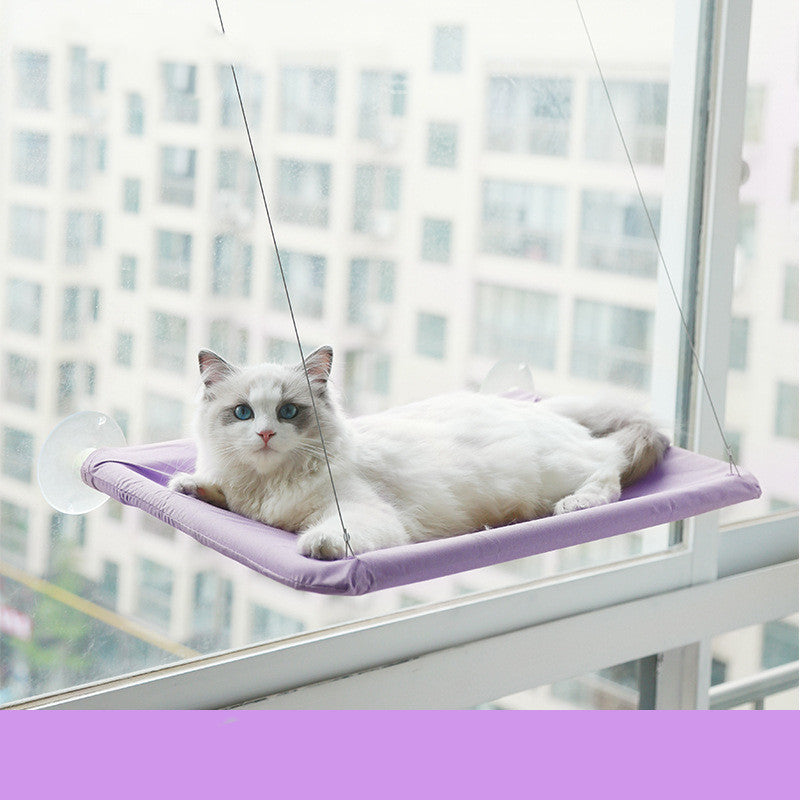 Suction Cup Window Cat Hammock — Wall Mounted