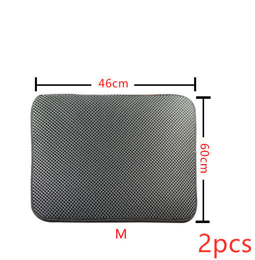 Double-Layer Cat Litter Trapping Mat