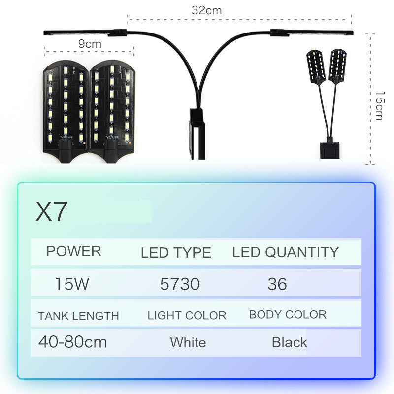 Fish tank aquarium clip light