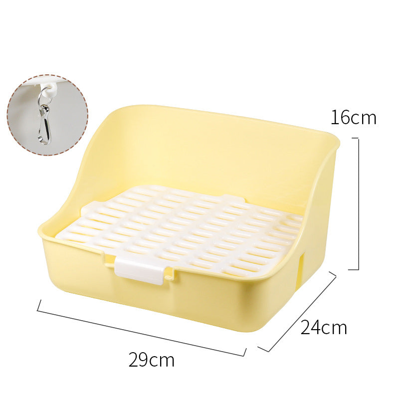 Corner Litter Box Potty Trainer for Rabbits & Small Pets