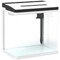 28L Glass Aquarium Fish Tank with LED Lighting & Filter System