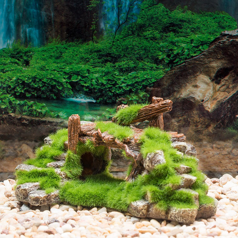 Resin Stone Landscape Decoration for Aquariums