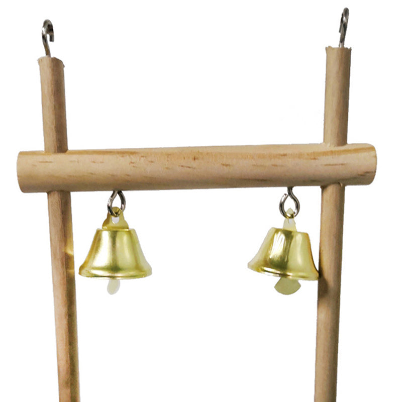 Natural Solid Wood Bird Stand