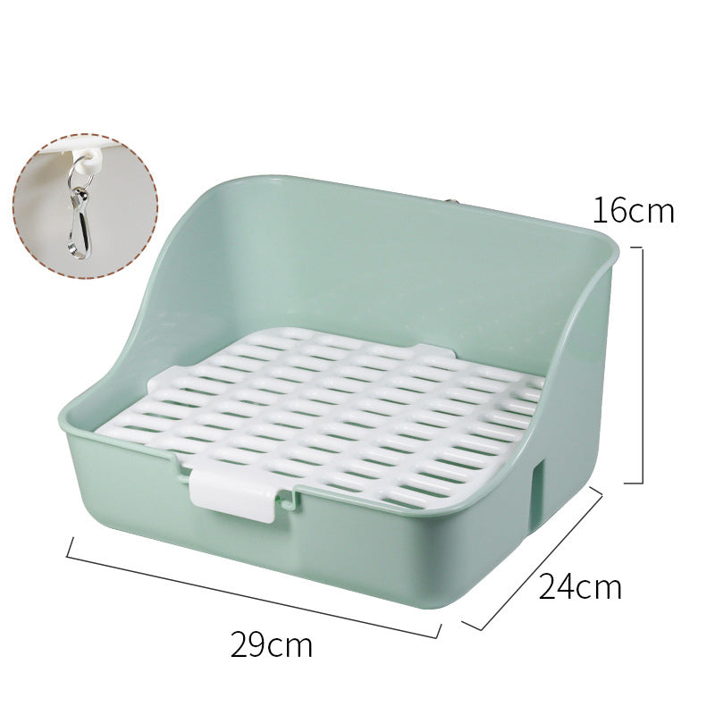 Corner Litter Box Potty Trainer for Rabbits & Small Pets