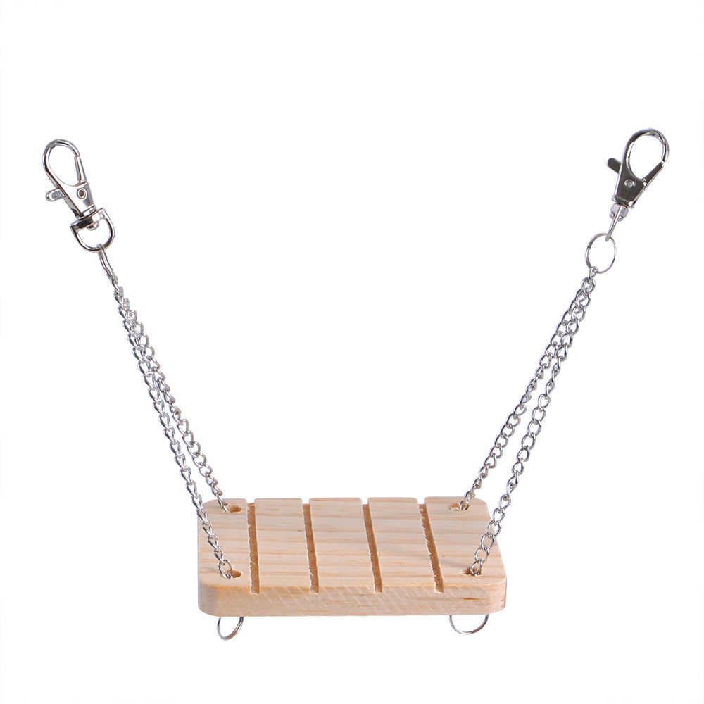 9-Piece Wooden Chew & Molar Toy Set for Small Pets