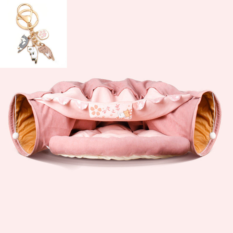 Collapsible Washable Cat Play Tunnel