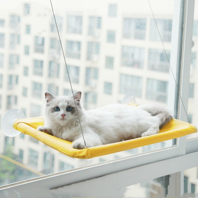 Suction Cup Window Cat Hammock — Wall Mounted