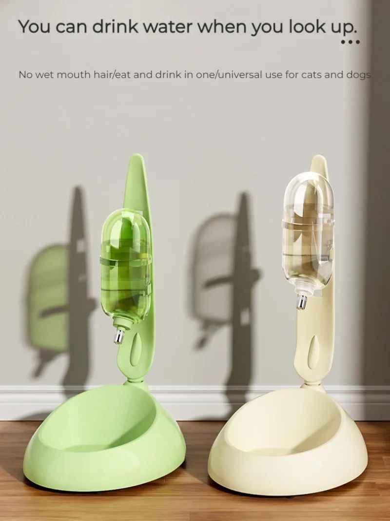 No-Drip Automatic Water Bottle for Dogs, Cats & Rabbits