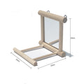 Bird Stand with Mirror Toy