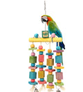 Colorful Hanging Bells & Swing Toy for Parrots