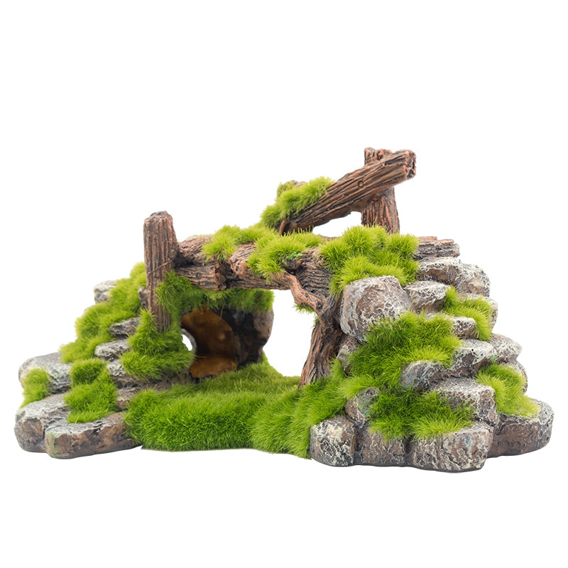 Resin Stone Landscape Decoration for Aquariums