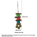 Natural Apple Wood & Straw Chew Ball for Small Pets