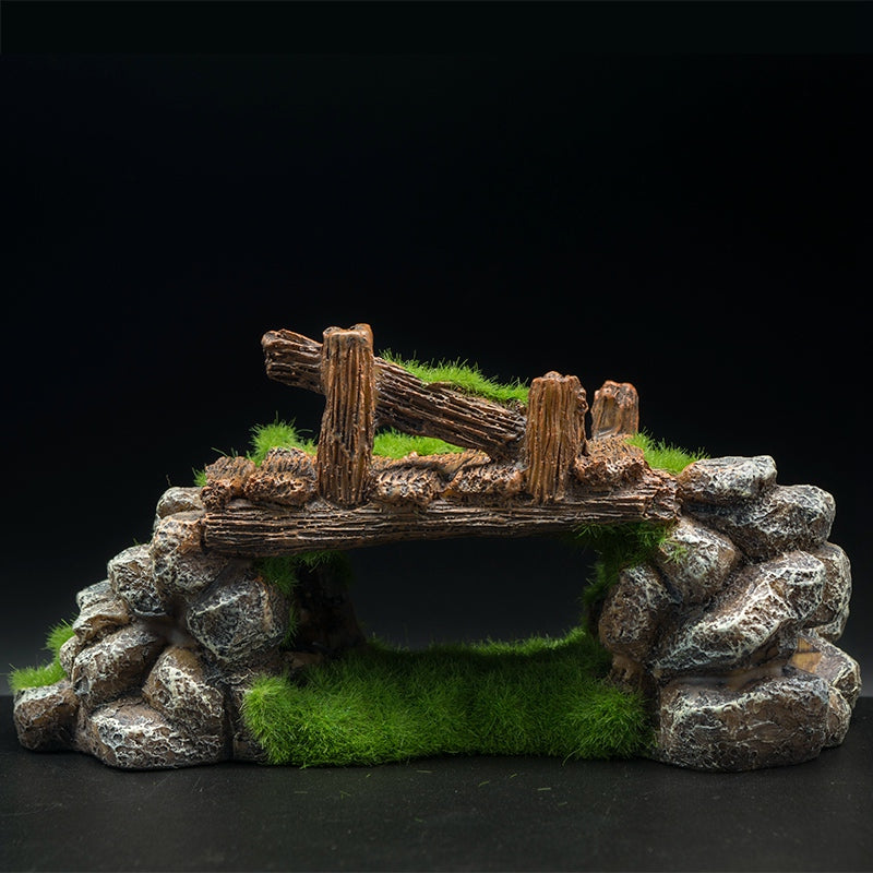 Resin Stone Landscape Decoration for Aquariums