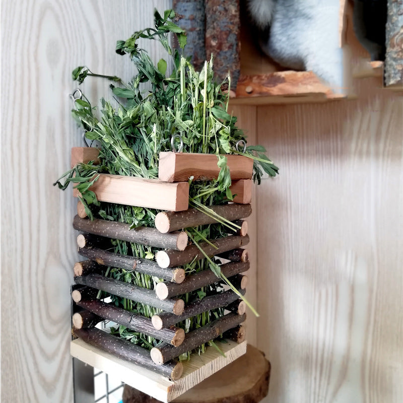 Rabbit Hay & Grass Feeder (Wall-Mount)