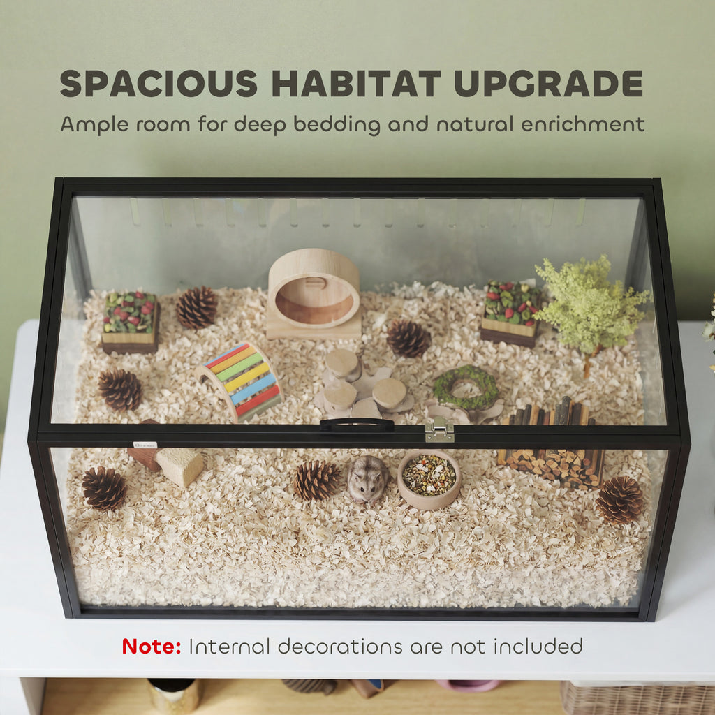 Large Acrylic Hamster Cage — Chewproof with Openable Top