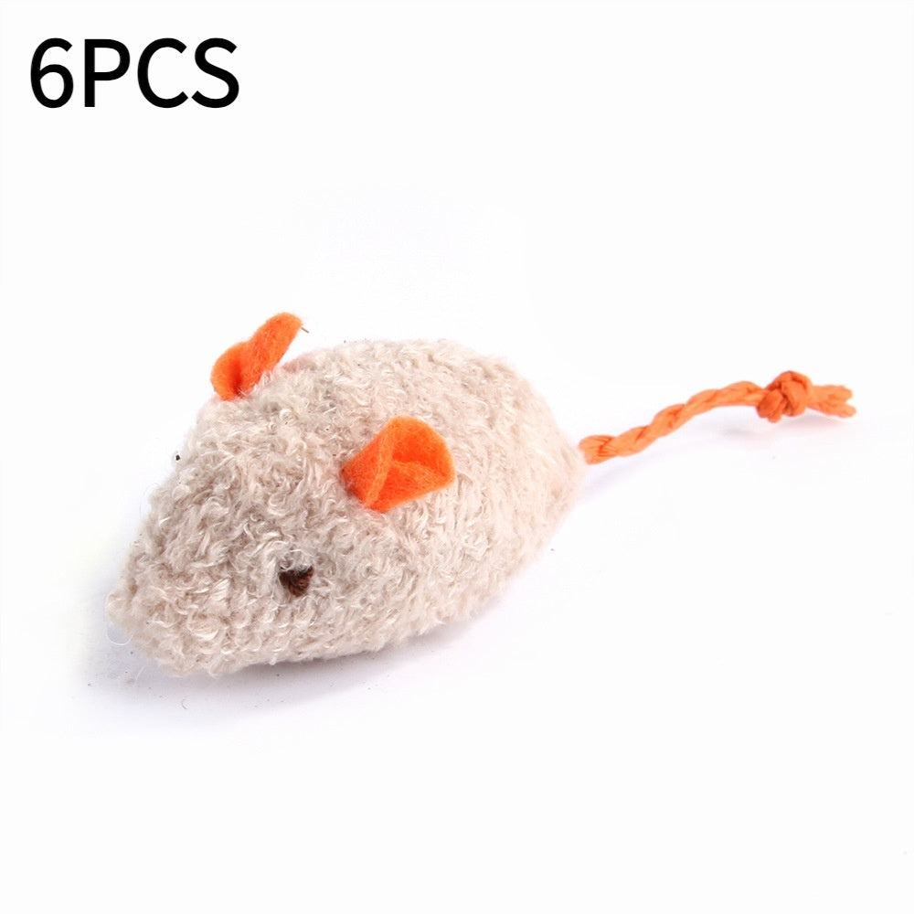 Catnip Plush Mouse Interactive Cat Toy