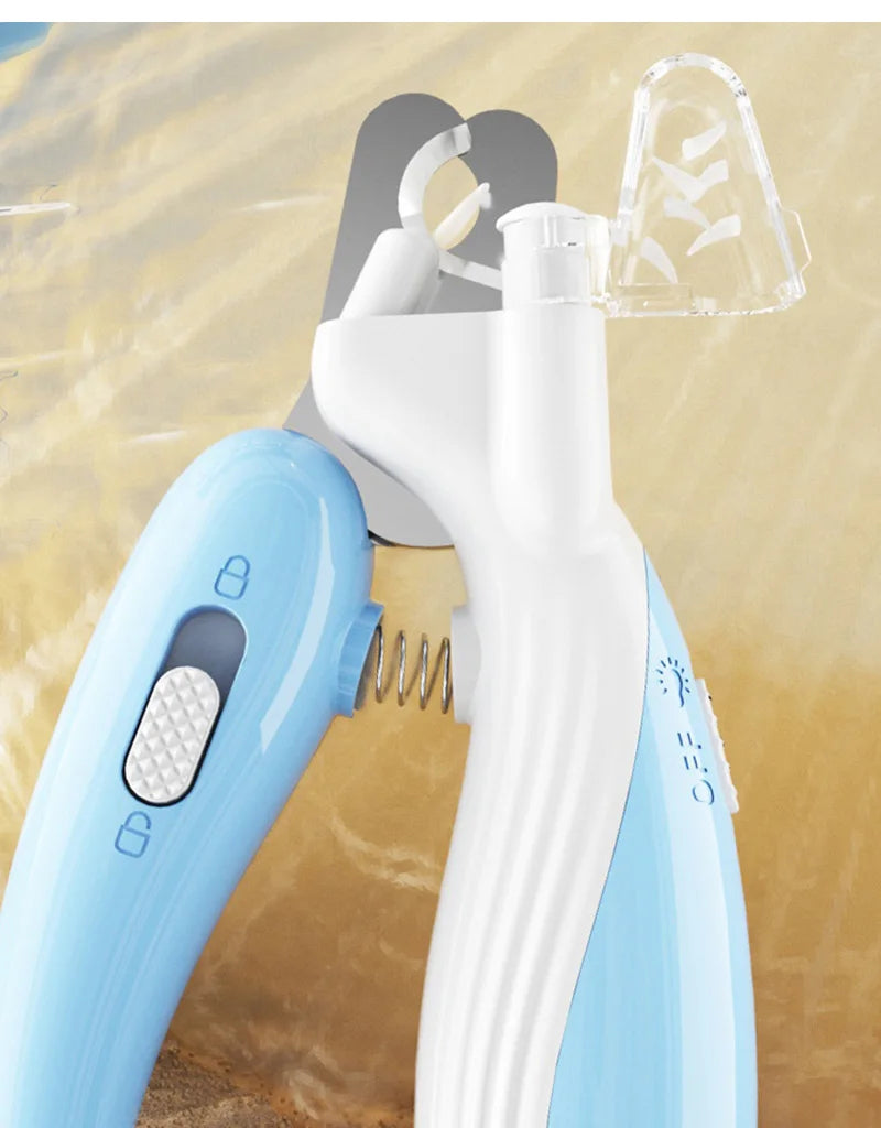 LED Pet Nail Clippers with Built-in Light — Safe Trimming for Dogs & Cats