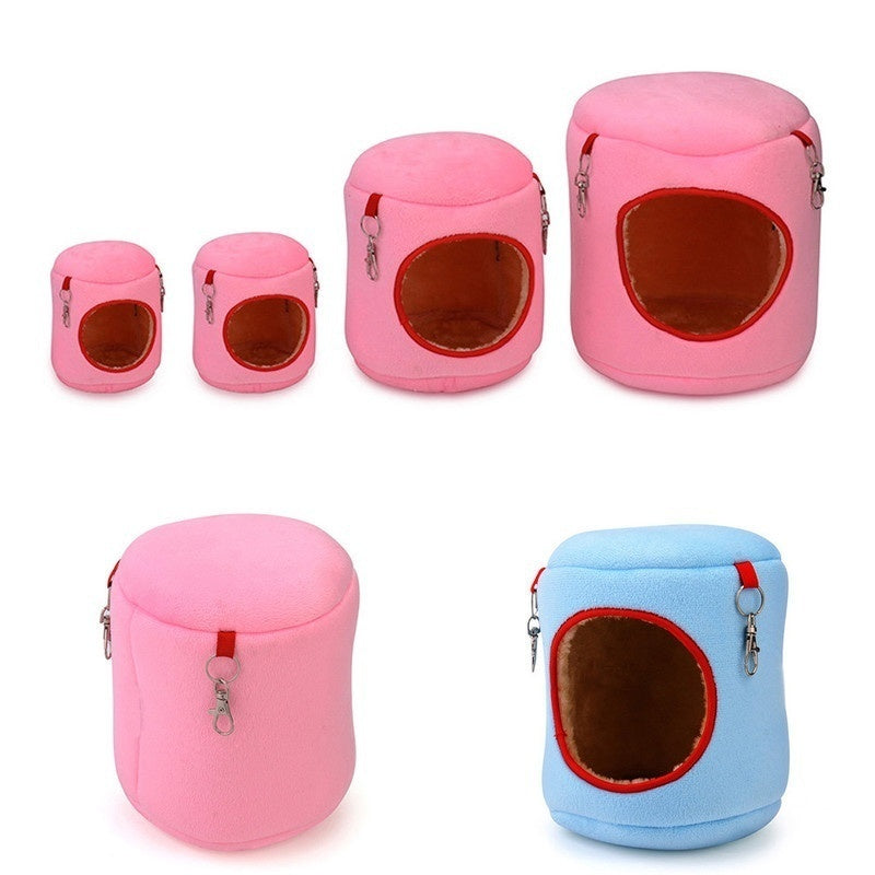 Hanging Cylinder Cotton Nest for Hamsters & Small Pets