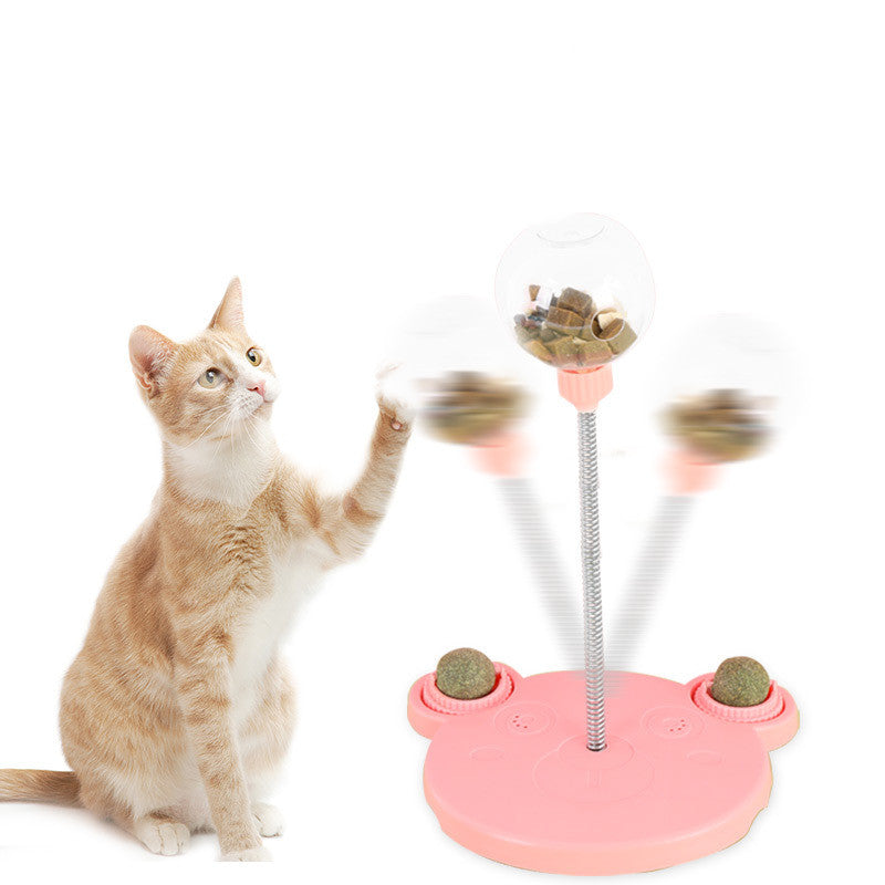 Tumbler Leaking Food Ball — Self-Playing Cat Puzzle Feeder