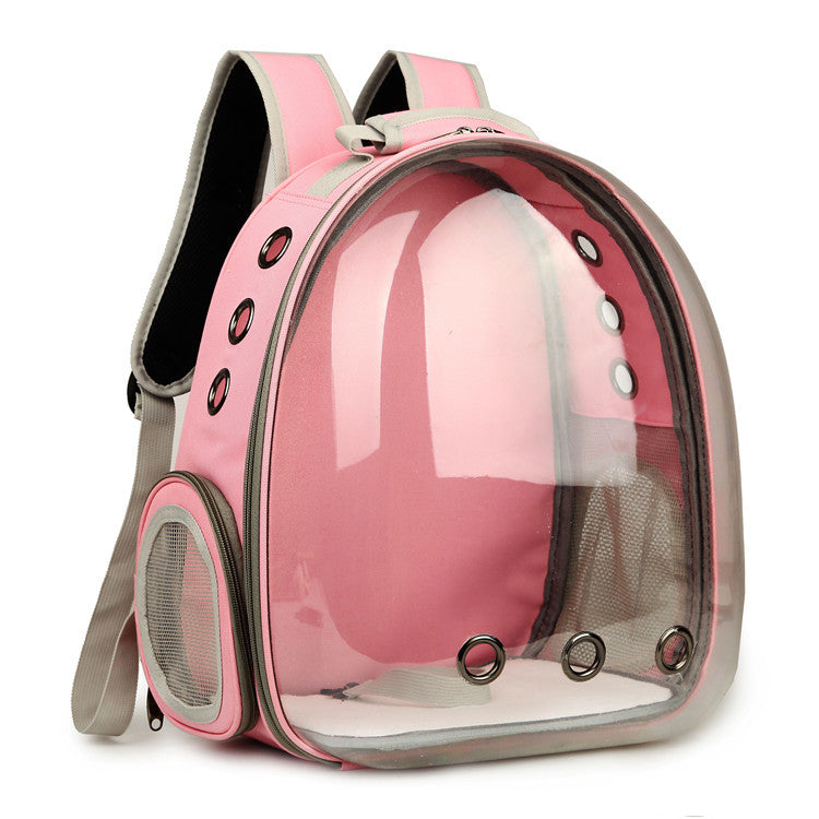 Space Capsule Bubble Backpack Pet Carrier — 360° View
