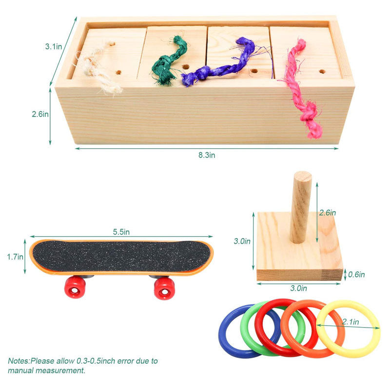 Parrot Puzzle Training Toy & Bird Supplies