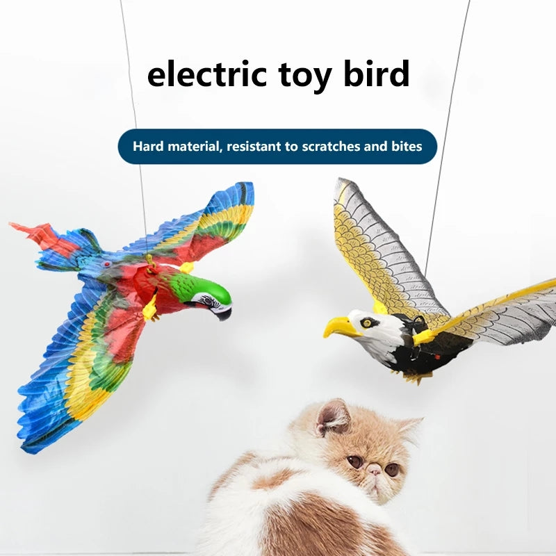 Hanging Flying Bird Interactive Cat Toy