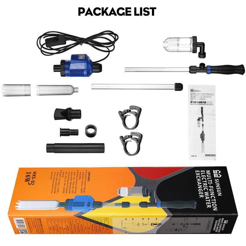Efficient Electric Aquarium Water Change  Cleaning Tools Water Changer Gravel Cleaner Siphon For Fish Tank Water Filter