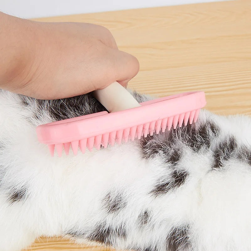 Silicone Grooming Fur Brush for Rabbits, Guinea Pigs & Chinchillas