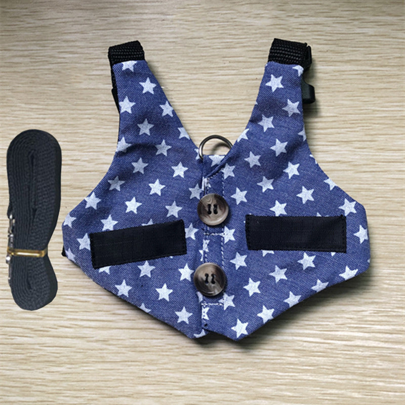 Rabbit & Cat Chest Strap Harness with Hand Rope