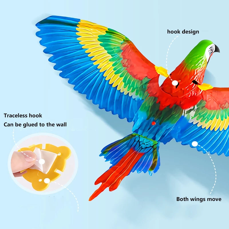 Hanging Flying Bird Interactive Cat Toy