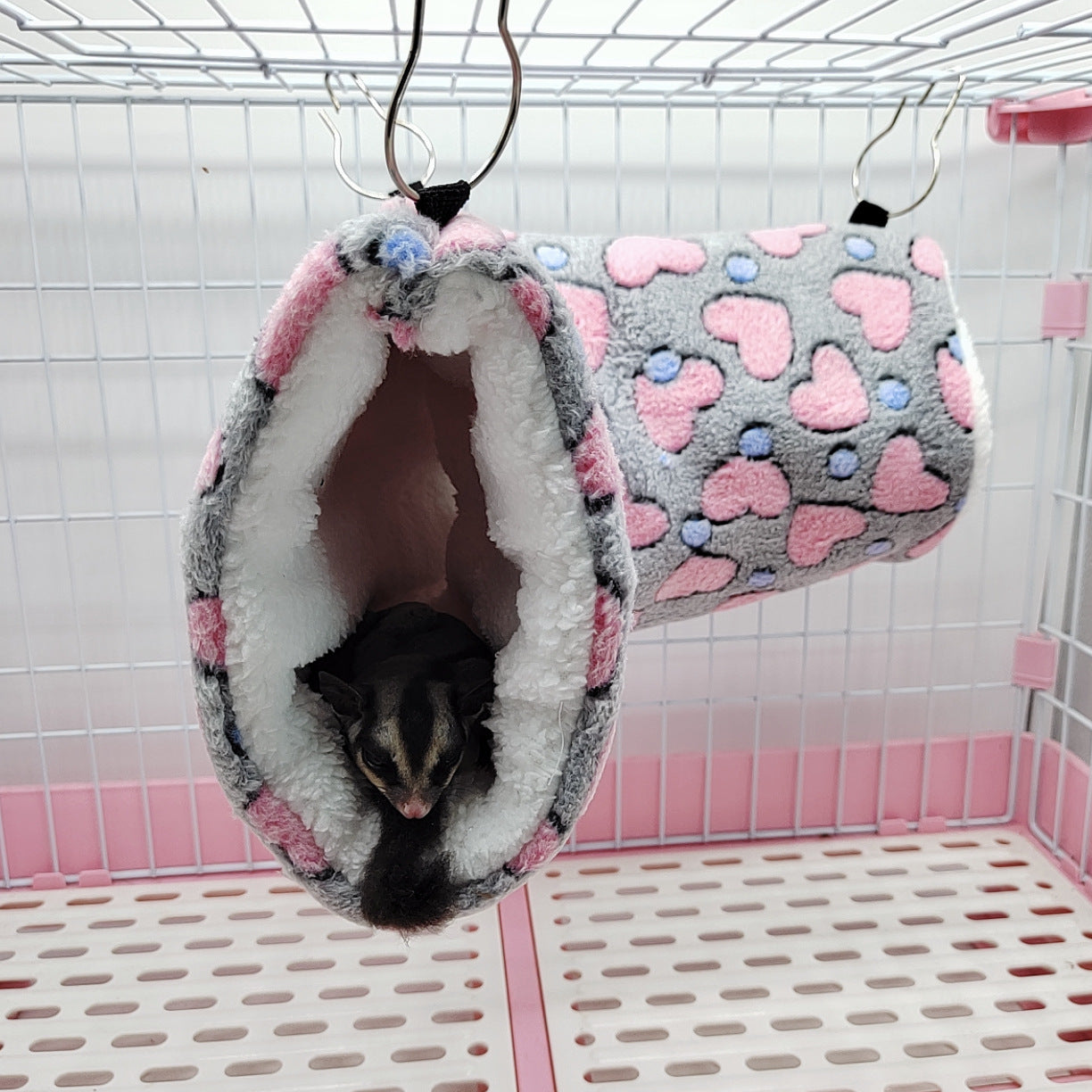 Super Soft Plush Warm Tunnel Nest for Hamsters