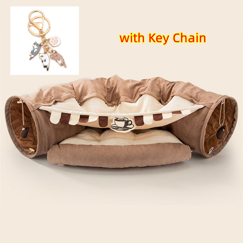 Collapsible Washable Cat Play Tunnel
