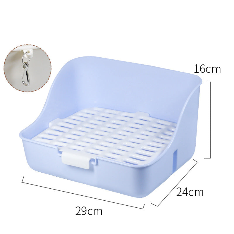Corner Litter Box Potty Trainer for Rabbits & Small Pets