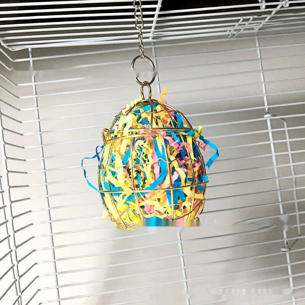 Iron Cage Foraging Toy for Parrots & Rabbits