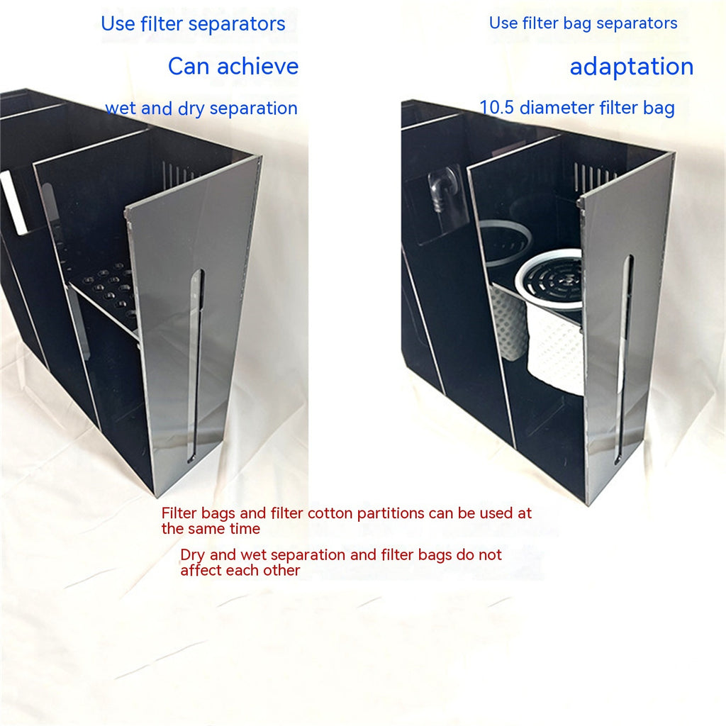 Acrylic Back/Side Filter Box for Aquariums