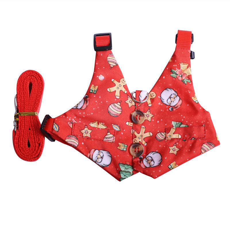 Rabbit & Cat Chest Strap Harness with Hand Rope