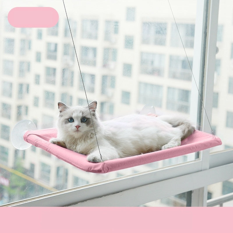Suction Cup Window Cat Hammock — Wall Mounted