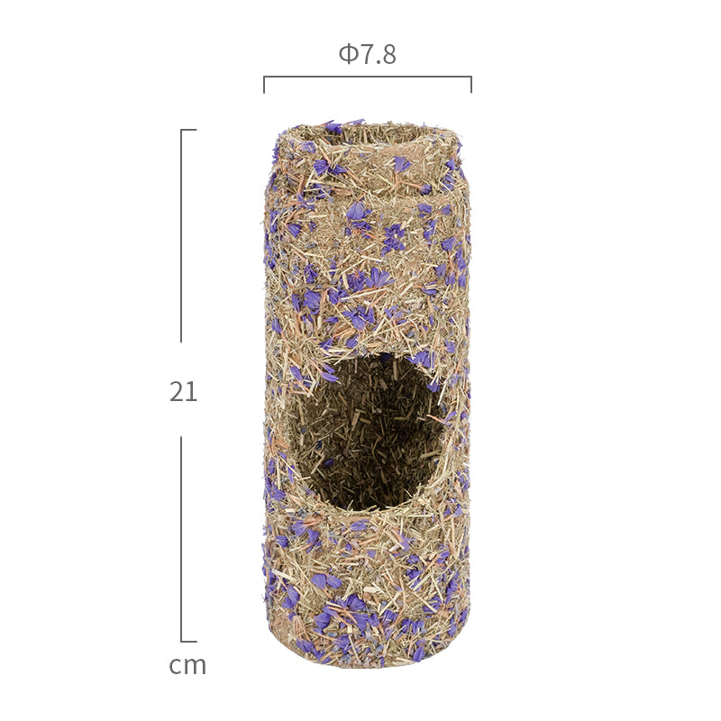Home Hamster Tunnel Grass Toy