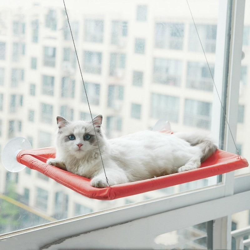 Suction Cup Window Cat Hammock — Wall Mounted