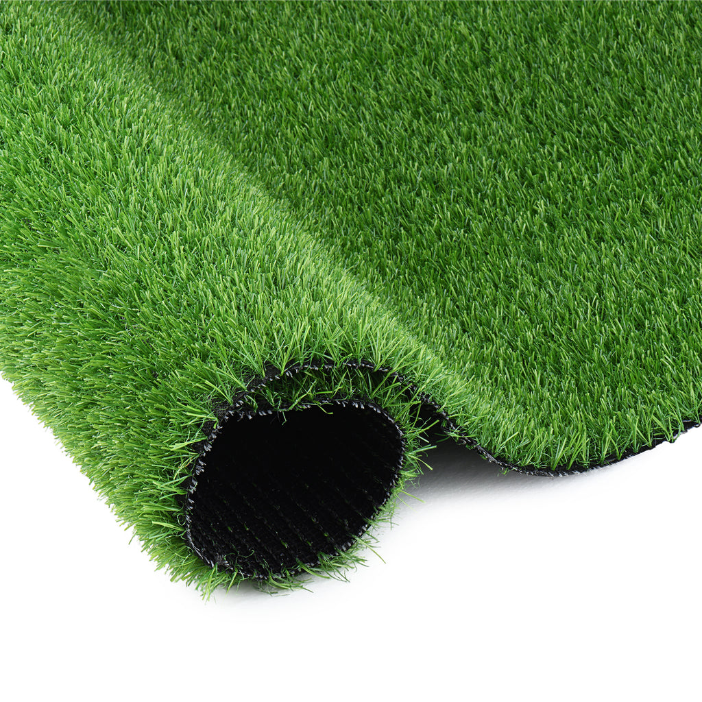 5×10ft Outdoor Artificial Grass Rug — Realistic Fake Turf for Patios, Balconies & Dog Areas