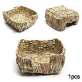 Hand-Woven Natural Grass Nest for Rabbits & Guinea Pigs