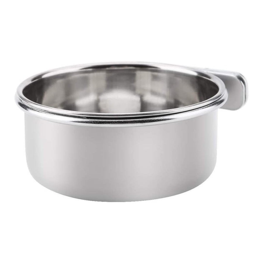 Parrot Food Cup Stainless Steel Bird Feeder