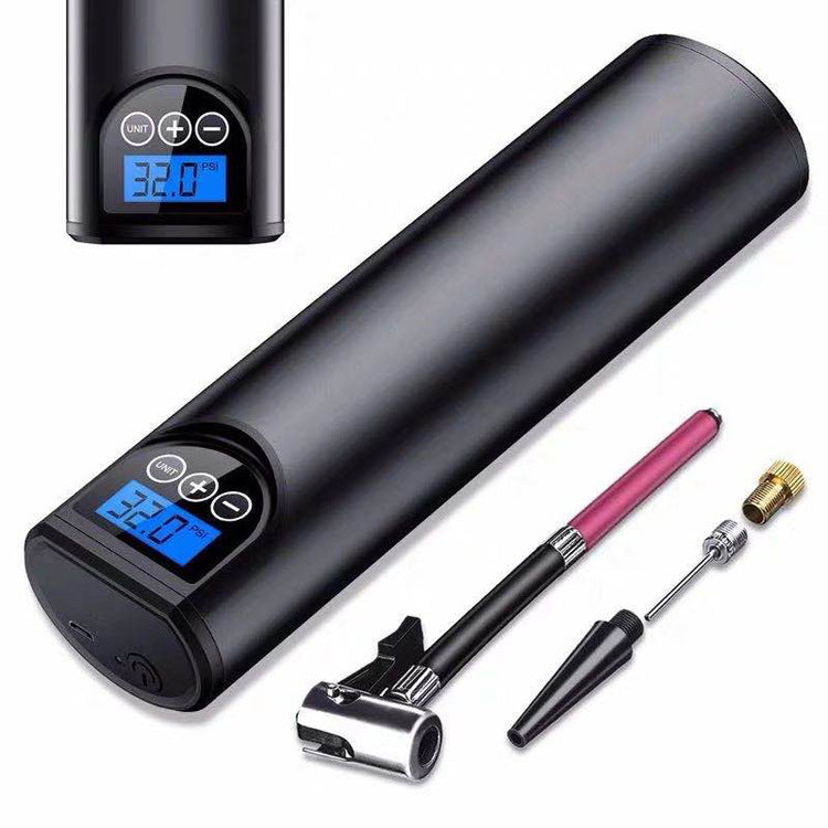 Mini Portable Wireless Car Air Pump, Outdoor Electric Pump, Smart Digital Display Car Tire Air Pump