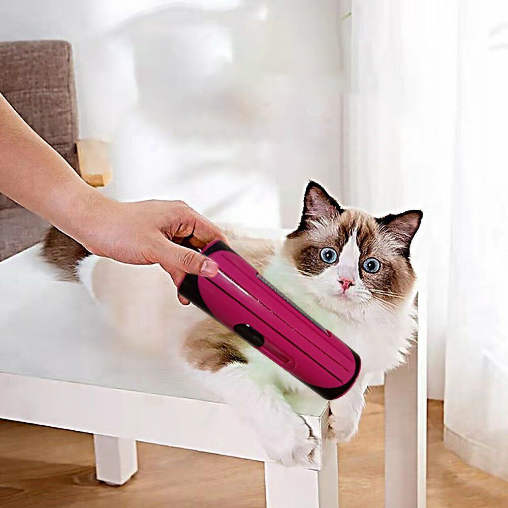 Deshedding Grooming Roll Comb Brush for Dogs & Cats