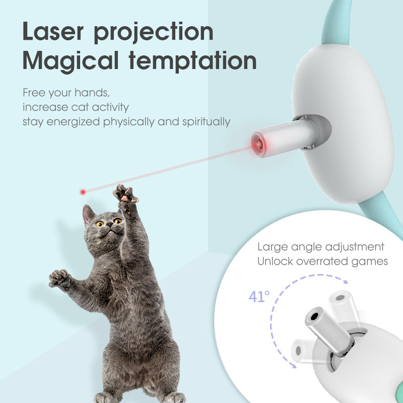 Smart Laser Cat Collar Toy — USB Rechargeable Interactive