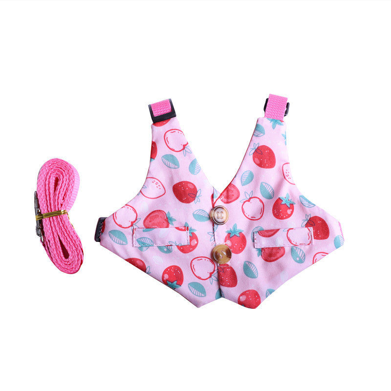 Rabbit & Cat Chest Strap Harness with Hand Rope