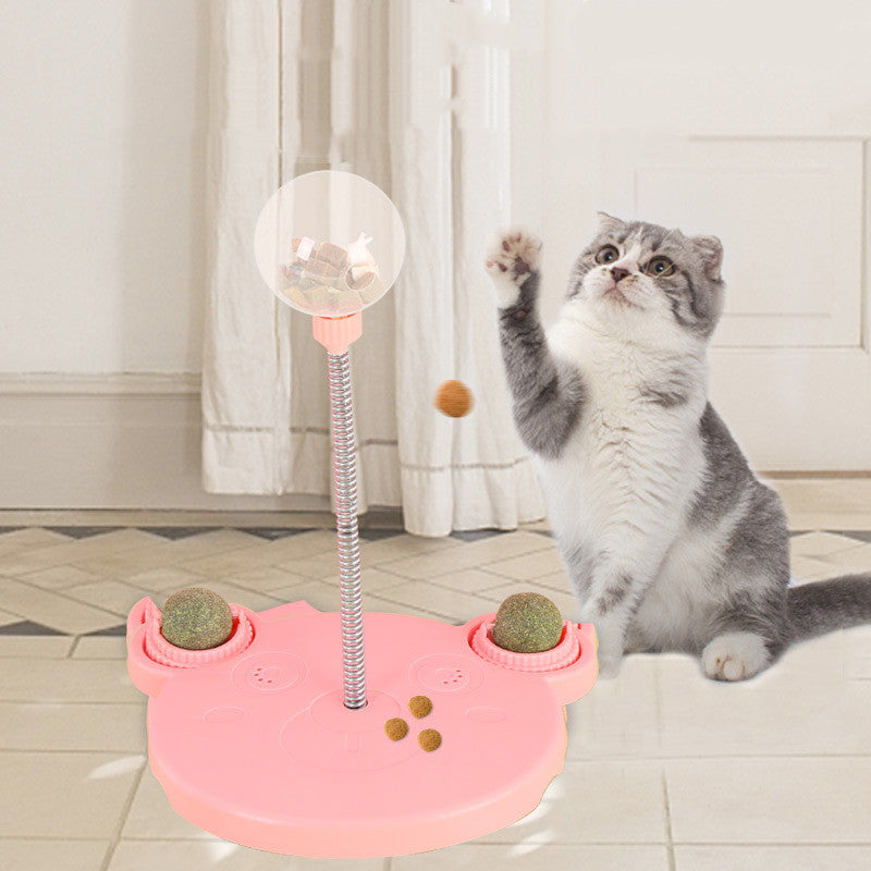 Tumbler Leaking Food Ball — Self-Playing Cat Puzzle Feeder