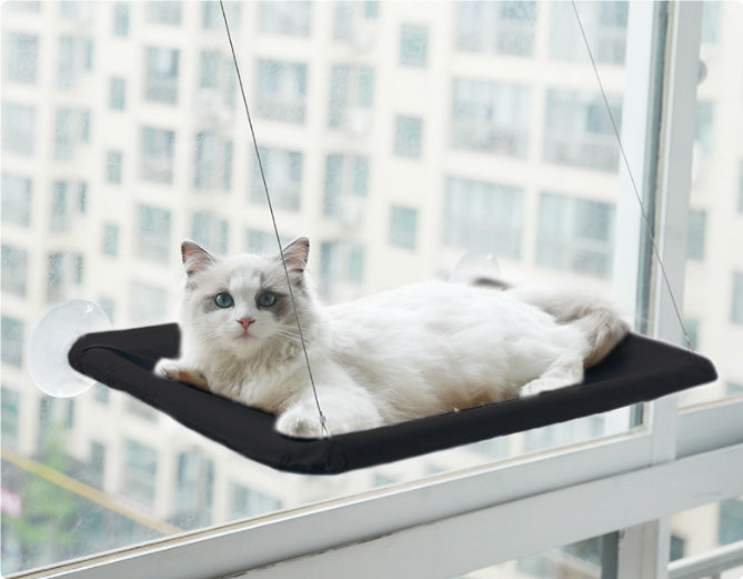 Suction Cup Window Cat Hammock — Wall Mounted