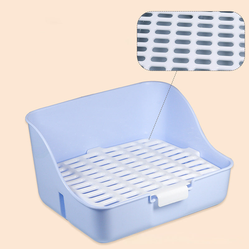 Corner Litter Box Potty Trainer for Rabbits & Small Pets
